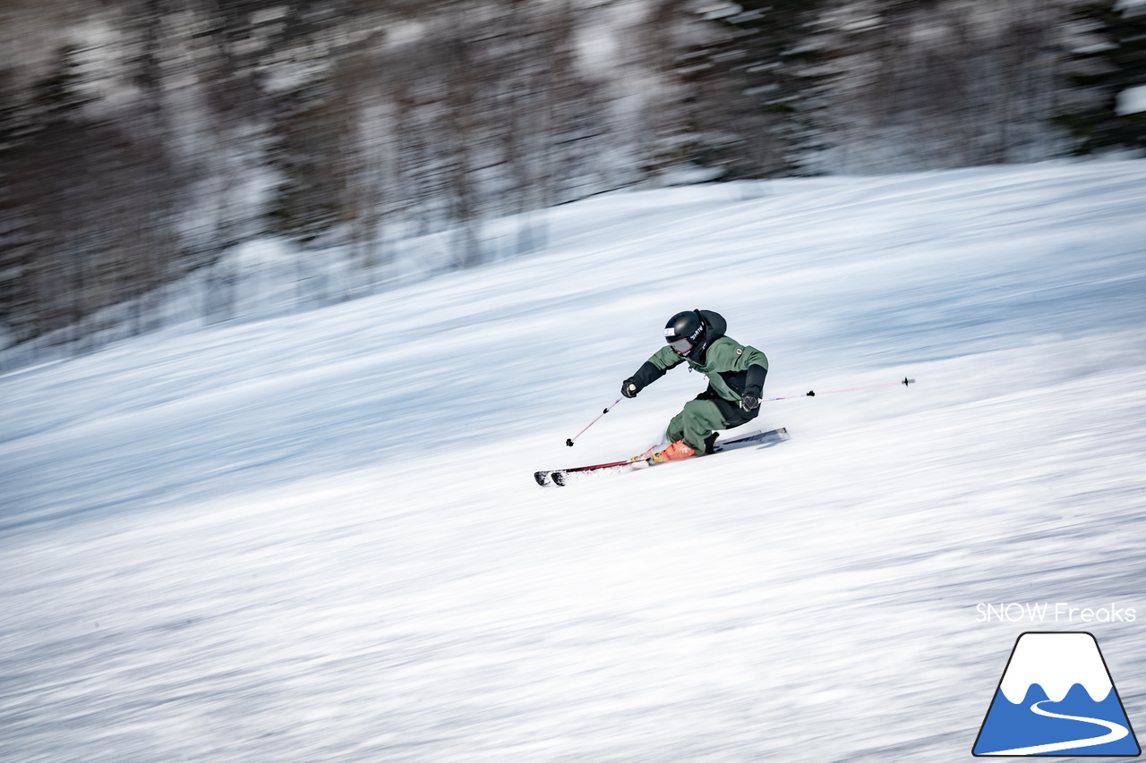 キロロリゾート｜[okaphoto]ことフォトグラファー・岡崎宜紀さんの撮影に密着。被写体となるのは...全日本スキー技術選ファイナリスト『原田侑駿 - Yuma Harada』(^^)/